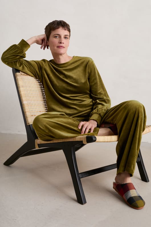 Kowan Velour Sweatshirt Seasalt Cornwall