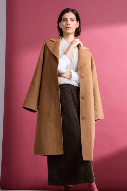 Wool blend coat womens hotsell