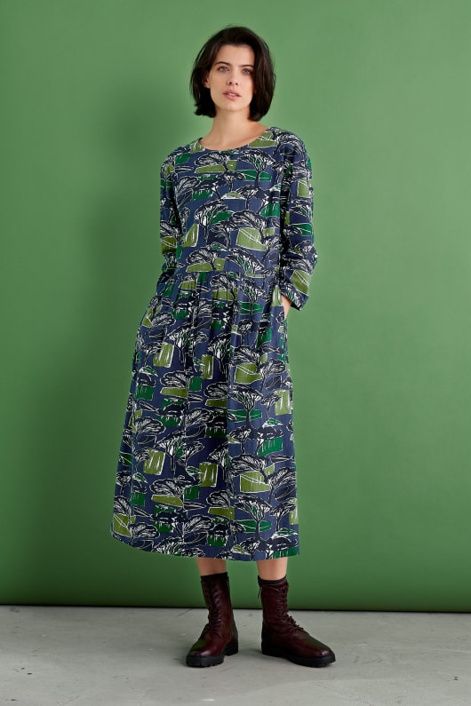 Linden Relaxed Waisted Dress GOTS