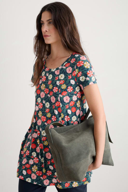 Screenprint Jersey A-Line Tunic