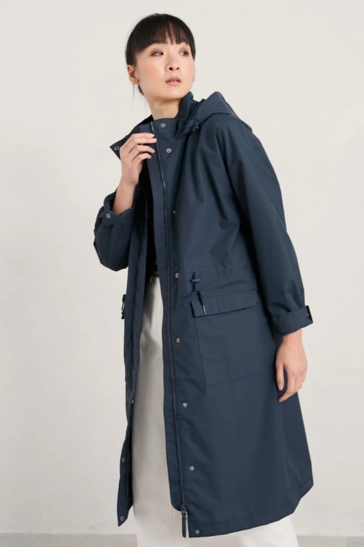 Navy spring coat hot sale