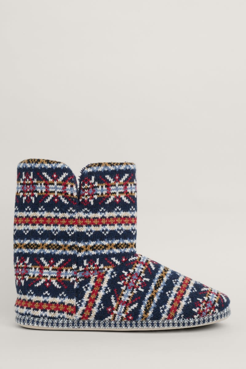 Next mens slipper boots shop