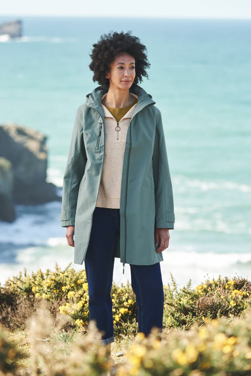 Sea salt ladies waterproof coats hot sale