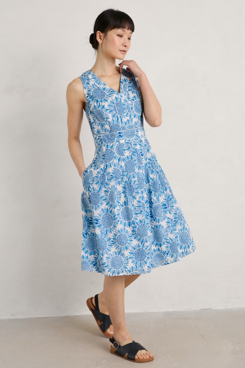 Sleeveless Villa Garden Dress Seasalt Cornwall