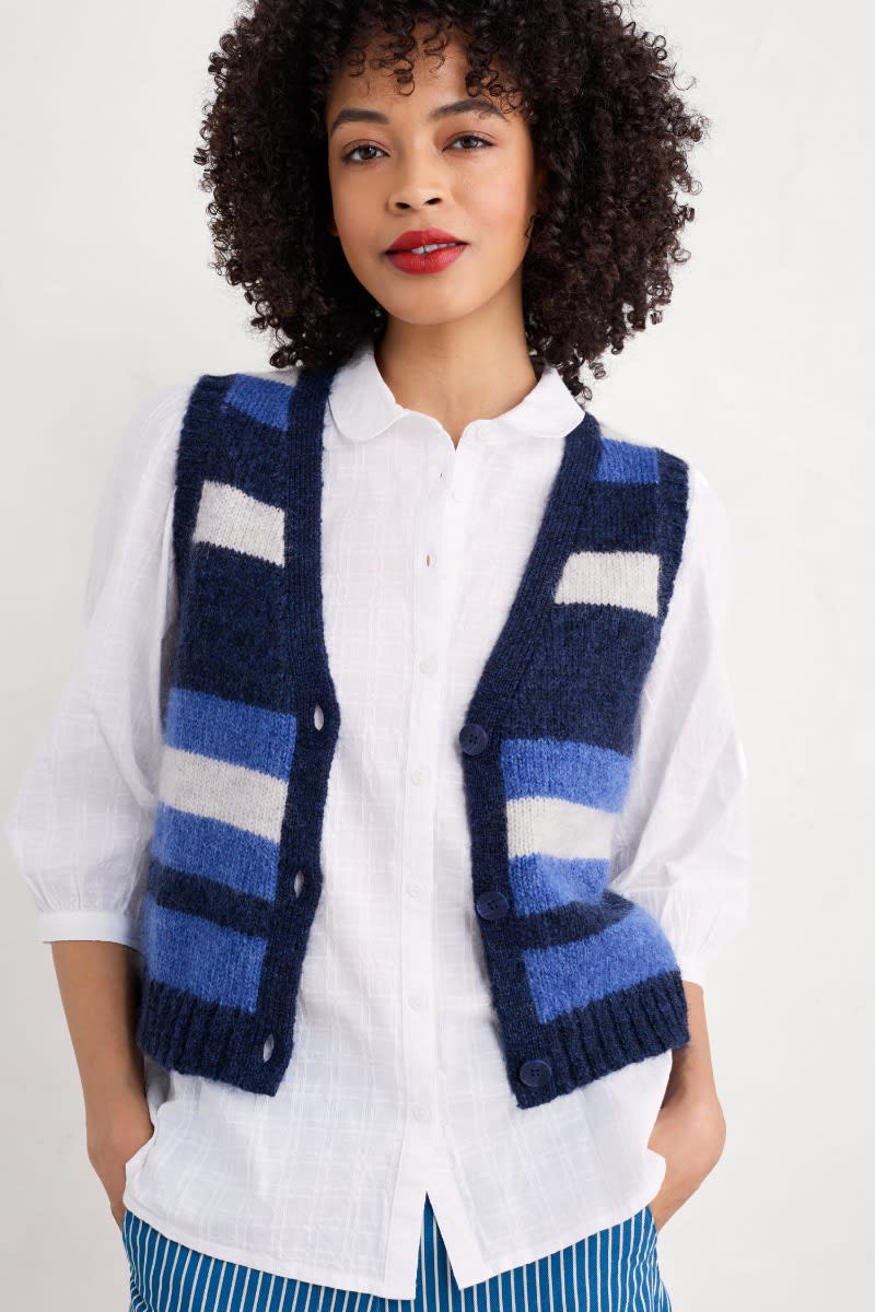 Vest with button down on sale