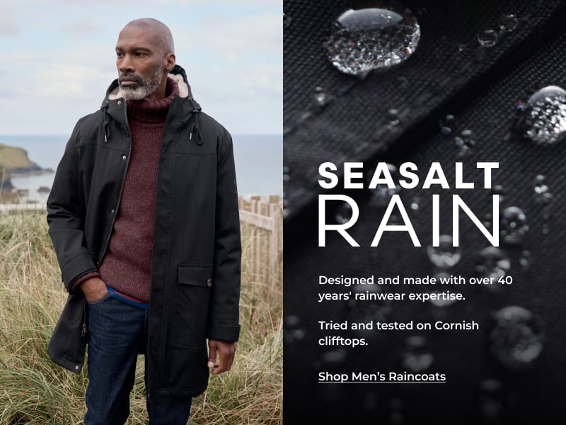 Rain jacket from the sea online