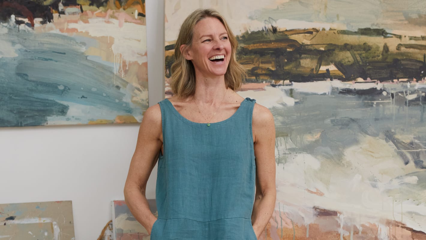 Maxine Rack Artist Meet Maxine Hart, Cornwall-based landscape artist - Seasalt Cornwall